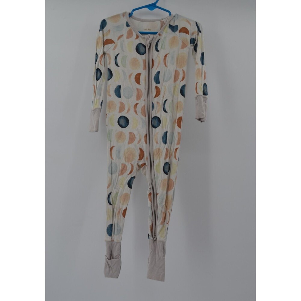 Little Sleepies Moon Phase Luna Watercolor Bamboo Zippy Sleeper 12-18M Celestial